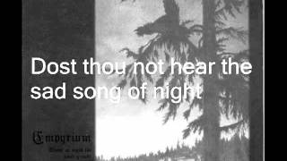 Empyrium - The sad song of the wind