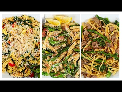 3 *NEW* Pasta Recipes | Spring Inspired Ideas