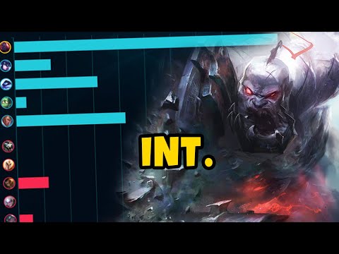 THE BAUSFFS INTING SION FULL AD BUILD IS ACTUALLY CRAZY... - League of Legends