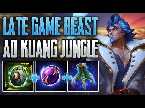 HIS LATE GAME IS SO GOOD! Ao Kuang Jungle Gameplay (SMITE Conquest A-Z)