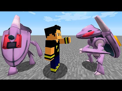 Pokémon Fóssil Mítico Genesect no Minecraft Pixelmon