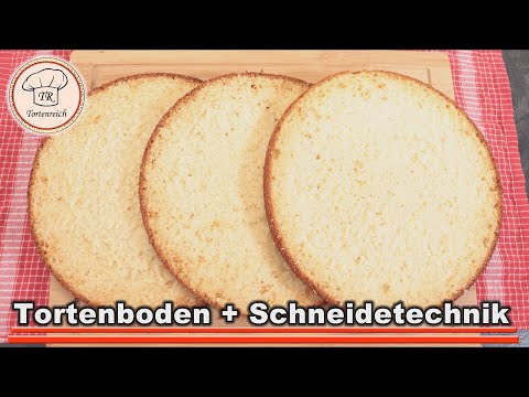 Wunderkuchen Tortenboden kann jeder backen und selber schneiden/ Tipps & Tricks/Grundrezept