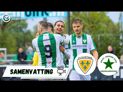 🙌 KLOETINGE WINT OVERTUIGEND NA ACHTERSTAND ⚽ | Samenvatting: Kloetinge - Groene Ster 🎥