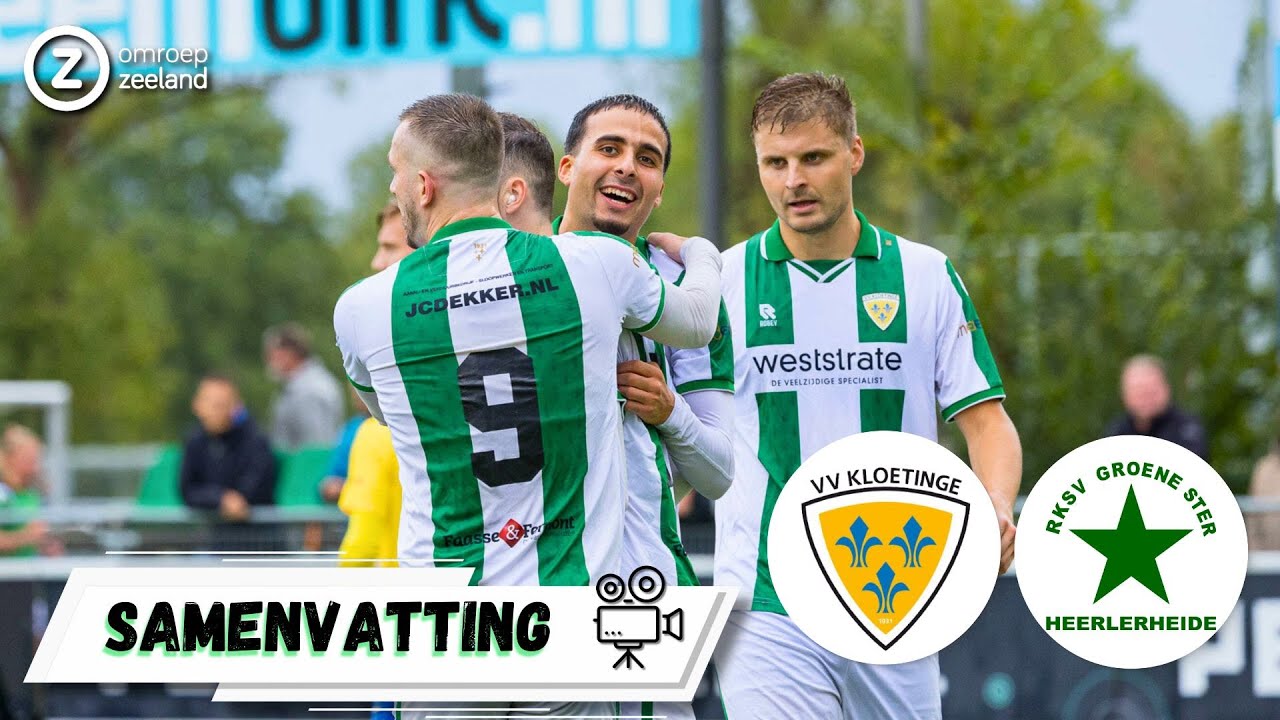 Kloetinge vs Groene Ster All Goals & Highlights
