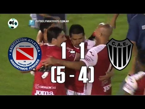 Estudiantes (BA) 1 (4) Vs Argentinos Jrs 1 (5) - Copa Argentina 2013/14