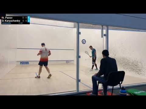 Nikita Panov vs Dmitry Karyuchenko - Kharkiv squash league 2