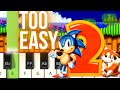 Sonic The Hedgehog 2 Emerald Hill Zone Easy Piano Tutorial Slow To Regular Speed