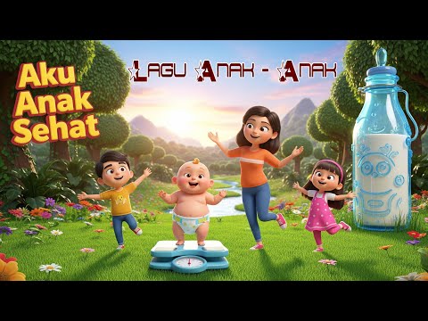 Lagu Anak Anak Indonesia - Aku Anak Sehat | Balita | Animasi 3D | Ceria & Edukatif