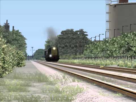 RARE DRS Class 20s NOSE FIRST   THRASH & TONE working a flask train Railworks
