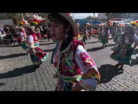 #1.113 Zona Sur La Paz Bolivia Entrada Folklórica d Cota Cota 2025 Walking Street Tour Travel Video 