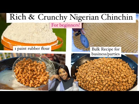 How to make rich & crunchy Nigerian chinchin for business & parties | beginners | detailed