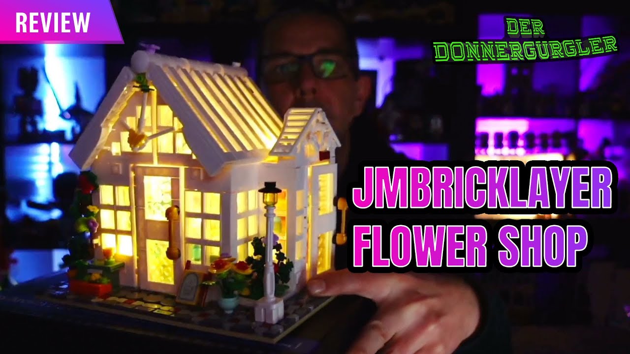 JMBricklayer - Flower Shop - Ein leuchtender Blumenladen (21101)