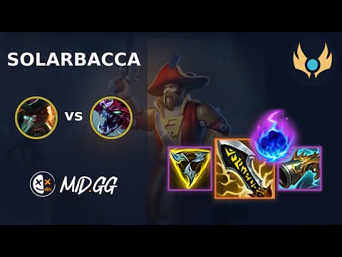 MID.GG: [ solarbacca ] Gangplank TOP vs Cho'Gath | EUW CHALLENGER | LOL Season 2025