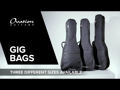 Ovation .OV213.200 Guitar Gig Bag Mid/Deep Bowl + 12-String w/Ovation Logo - Black image 17