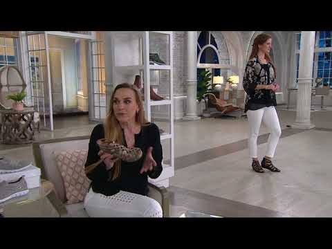Earth Leather Multi-Strap Wedge Sandals - Juno on QVC