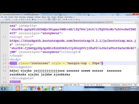 Bootstrap4 7 | blockquote tag | By Pankaj Panjwani | Hindi