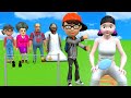 Scary Teacher 3D Vs Squid Game Long String Earring Nice Or Error Queen Squid Girl 5 Times Challenge