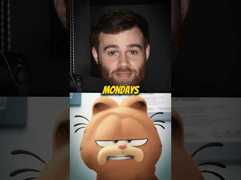 Why Garfield REALLY hates Mondays! #garfieldmovie #sonyanimation #chrispratt #odie #comicstrip