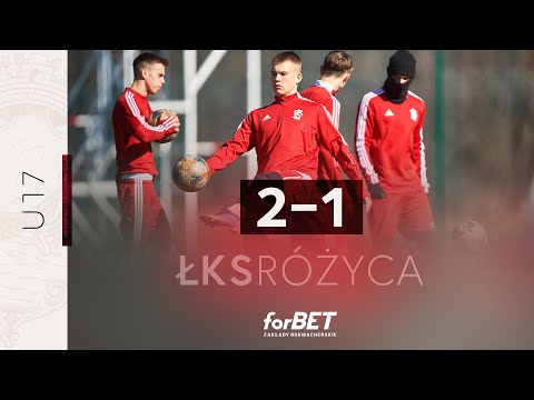 Sparing: ŁKS U17 - LKS Różyca 2:1 | SKRÓT MECZU