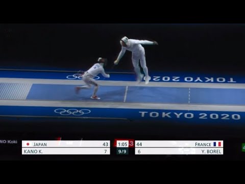 Watch Kano Blaze Through Borel’s Defences And Gave Japan A Marginal Victory!! | Tokyo Olympics 🤺🤩