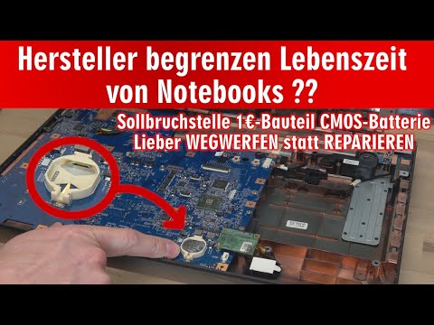Hersteller begrenzen Lebensdauer von Notebooks โ versteckter Einbau von Batterien ๐ค