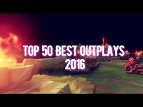 LOL   TOP 50 BEST OUTPLAYS OF 2016   League of Legends