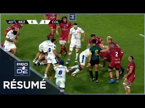PRO D2 - Résumé AS Béziers Hérault-Colomiers Rugby: 16-15 - J08 - Saison 2021/2022