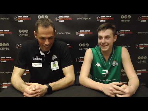 CEYBL U14 - Press conference, 25.11.2022, BA Nymburk - SKM Zastal Zielona Góra