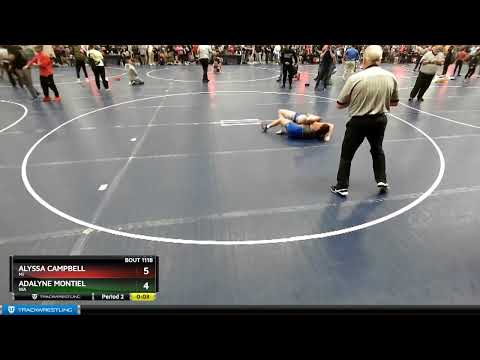 112 Lbs Cons. Round 2 - Adalyne Montiel, WA Vs Alyssa Campbell, MI 7603