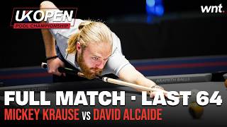 Mickey Krause vs David Alcaide | Last 64 | 2025 UK Open Pool Championship