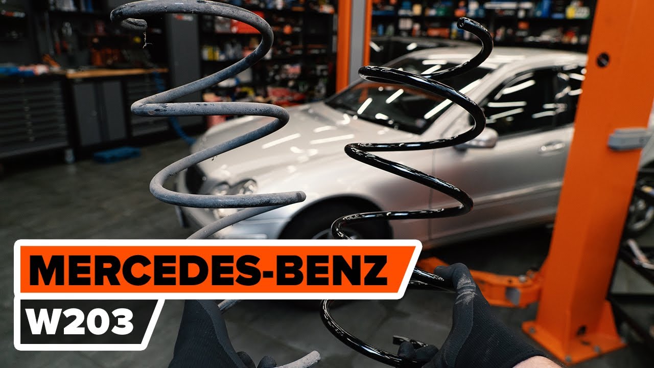 Byta fjädrar fram på Mercedes W203 – utbytesguide