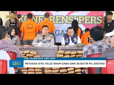 POLRES GAYO LUES UNGKAP 3 JARINGAN NARKOTIKA LINTAS PROVINSI