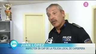 preview picture of video 'Reporters d'IB3 un matí amb la policia de Capdepera'