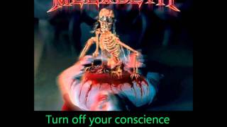 Megadeth - Disconnect ( Sing-along Lyrics ) HD ®