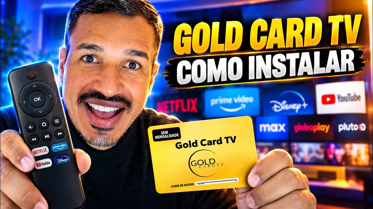 🔥 Gold Card TV Como Instalar - Gold CARD TV é Bom - Cliente Depoimento 2026