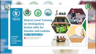 District-Level Training on Anticipatory Action | Lasbela, Balochistan