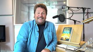 Michael Ball gets into character for his audiobook recording...