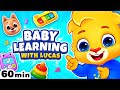 Baby Learning With Lucas Learn To Talk First Words Animal Sounds Songs Toddler Learning Video