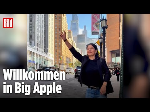 Ex-Außenministerin Annalena Baerbock ist in New York angekommen