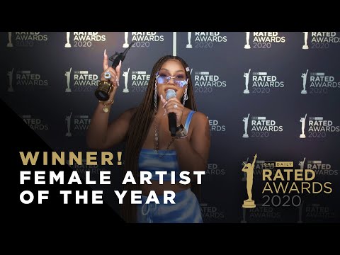 Female of the Year  - Winner Speech Stefflon Don | Rated Awards 2020