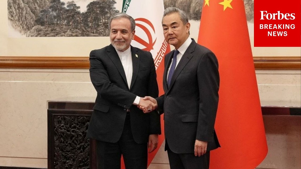 Video | Iran And China’s Foreign Ministers Meet In Beijing As Trump Pauses ‘Project Freedom’