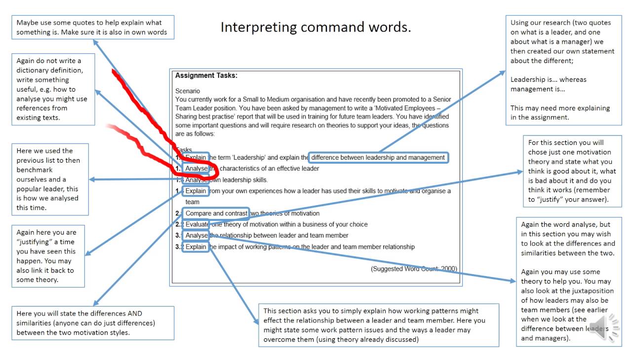 Creating your Assignment Structure