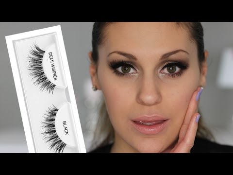 How to apply false eyelashes correctly | Tutorial in German | Vicky Lash