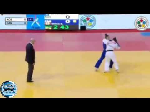 Judo Grand Slam Paris 2014 -52kg KELMENDI Majlinda (KOS) - GUICA Ecaterina (CAN)