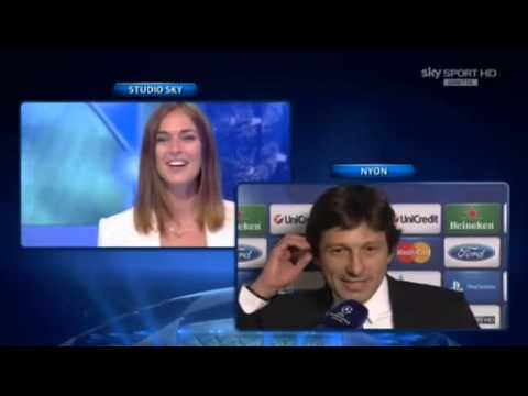 Leonardo, incredibile proposta di matrimonio in diretta alla giornalista di Sky dopo i sorteggi