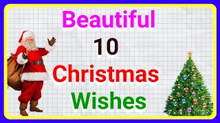 Christmas Wishes in English!! Beautiful Christmas Message !! Teaching World
