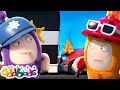 Oddbods | Policeman Jeff & Fireman Slick To The Rescue | Cartoon For Kids