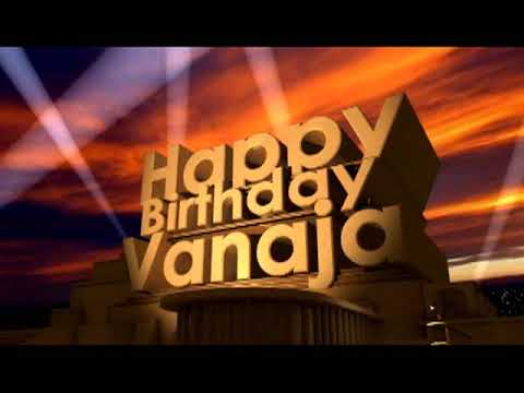 Happy Birthday Vanaja