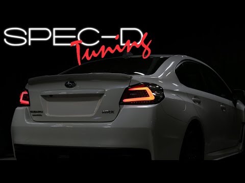 SPECDTUNING INSTALLATION VIDEO: 2015-2019 SUBARU WRX SEQUENTIAL LED TAIL LIGHTS