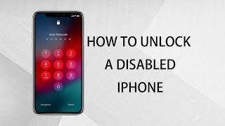 How to Unlock a Disabled iPhone - 2022 Detailed Tutorial (3 Ways)